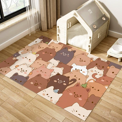 Pvc Standard Leather Floor Mat — Avtomobil döşəmə paspasları - meow-cat-group-b-6090cm