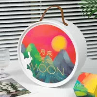 Садовая подарочная коробка пустая кожаная коробка ручная подарочная коробка пустая подарочная коробка круглая закуска бочка может добавить корпоративный логотип