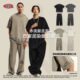 BE men's | 2025 new spring and summer short sleeve T-shirt men's mud dyed old suit cotton summer trend men's