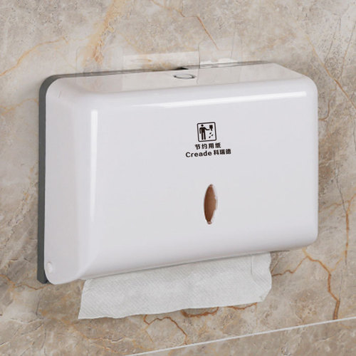 Wholesale toilet paper box wall-mounted punch-free hotel toilet paper box commercial removable paper