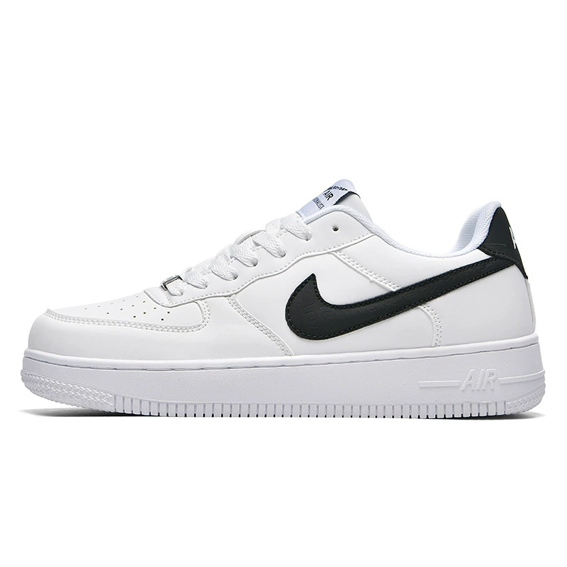 Брендовые кеды Nike Air Force 1 низкие белые спортивные износостойкая обувь белого цвета