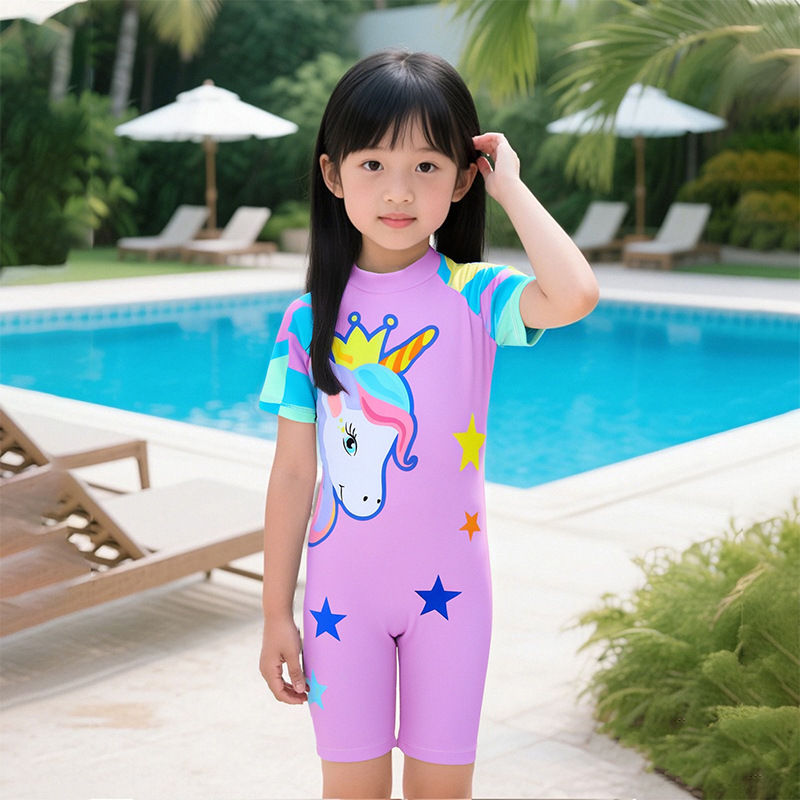 Trajes de baño para niños, niñas lindas, niños, niños, protección solar, confort, set de trajes de baño de primavera para niñas