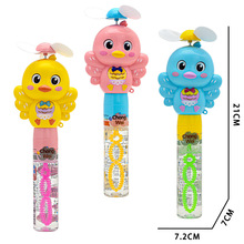 手摇蜂鸟风扇儿童吹泡泡棒泡泡水亲子户外游戏玩具公园摆摊批发
