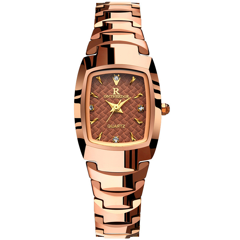 Swiss Women's Watch 2026 New Model Women's Quartz High-End Genuine Brand Barrel-Shaped Watch Light Luxury Niche