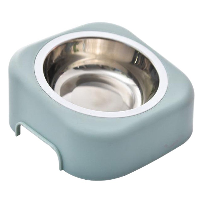 Suministro directo de fábrica tazón para mascotas 15 grados inclinado protección del cuello tazón de alimentación tazón de gato tazón de perro antidetonante tazón de comida para mascotas desmontable