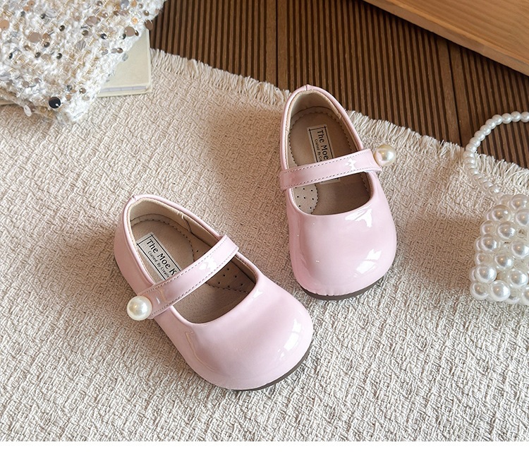 Klassische Mary Jane Ballerinas Mit Perlen Für Mädchen Elegant_voghion.com
