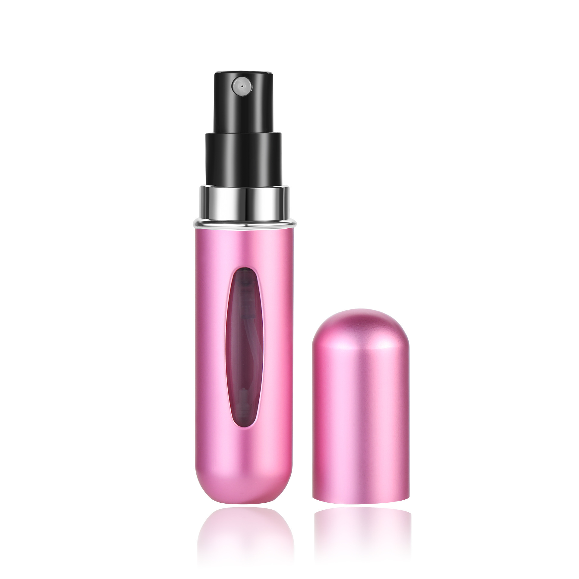 5ml de llenado inferior perfume sub-botella presionando botella de spray portátil de viaje sub-botella de líquido sub-contenedor botella cosmética