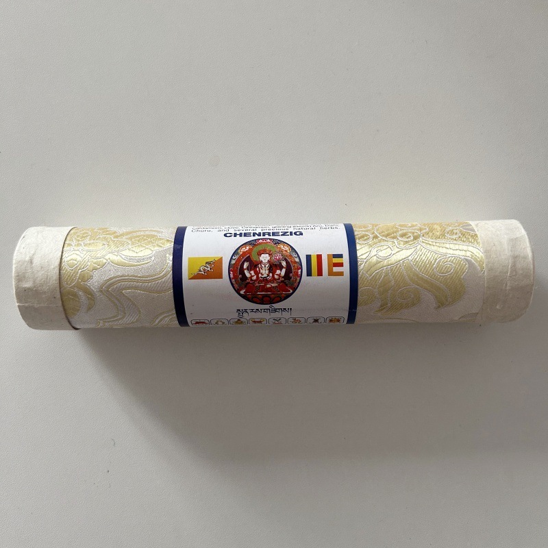 雷龙druk锦缎圆筒装藏香14种可选 手工植物线香尼泊尔 原装草本|undefined