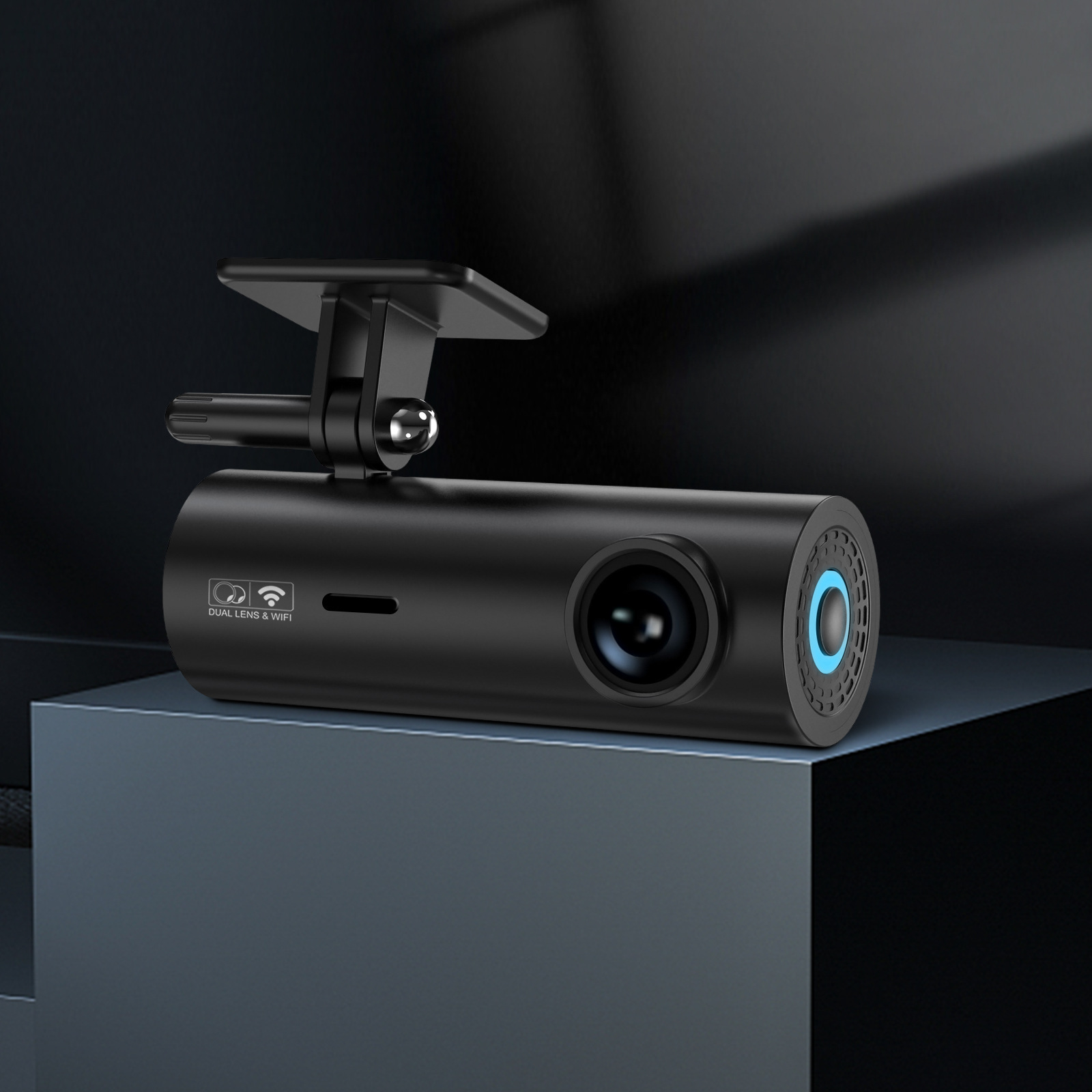 4K Car dvr dashcam dual recording lipstick machine HD night vision driving recorder
