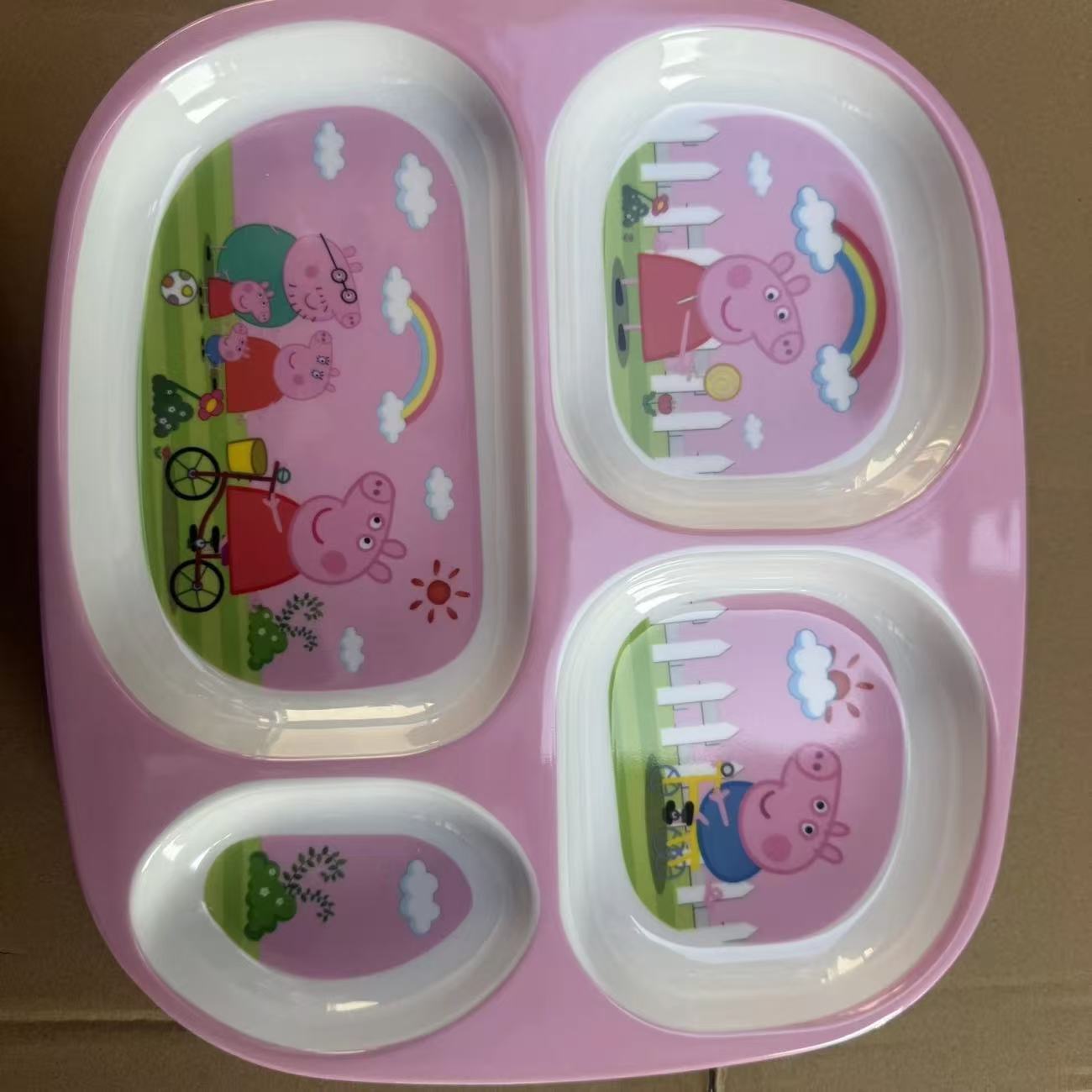 핑크 돼지(4그리드 플레이트)