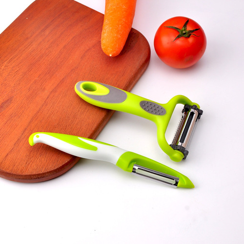 Factory direct supply multifunctional peeling knife, three-in-one rotary peeler, grater, convenient melon grater wholesale