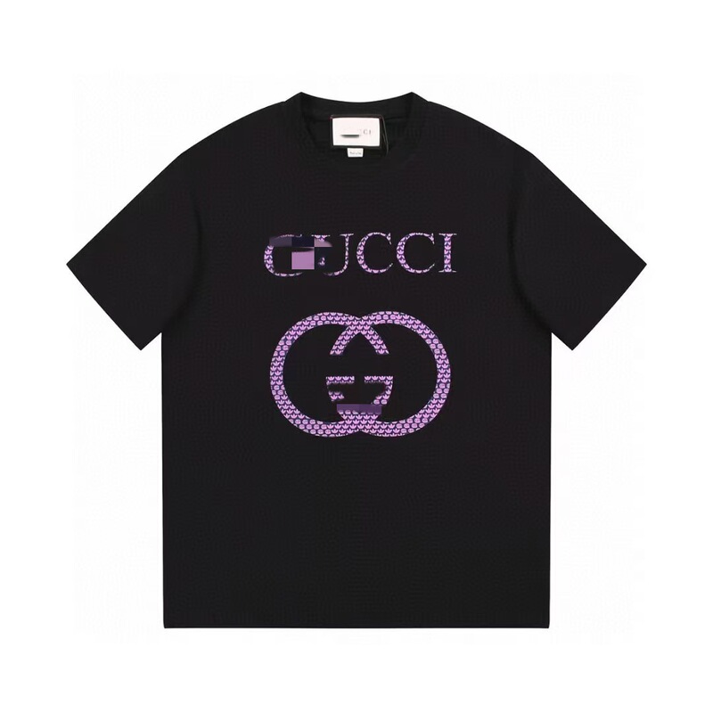 G's ヨーロッパ版半袖夏トレンドブランド古家プリントTシャツレタートップトレンドルーズ半袖TシャツカップルT|undefined