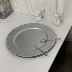 Zhu Zhu Plate High-End Wedding Banquet Main Plate Mat Plate 2022 Model Trendy Irregular Fruit Plate Banquet Plate