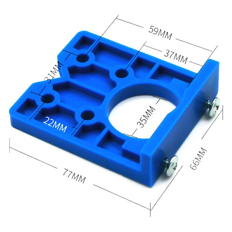 Yunbei 35 мм локатор отверстий для петель ящика, шаблон для позиционирования петель дверной панели, деревообрабатывающий инструмент для установки петель