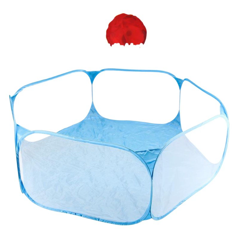 Трансграничная детская палатка для дома и улицы, игровой домик для мальчиков и девочек, легкая складная шестисторонняя сетка, бассейн с океанскими шариками, оптовая продажа