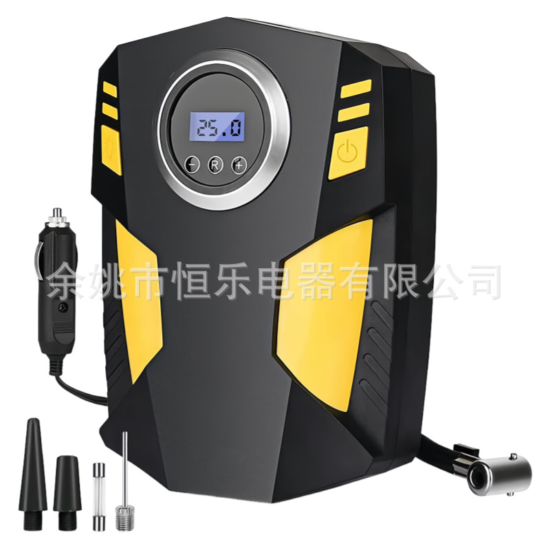 汽车配件 12V 便携式数字汽车轮胎充气机汽车压缩机
