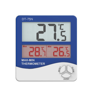 High Precision Large Screen High and Low Temperature Recording Vertical Indoor Digital Thermometer