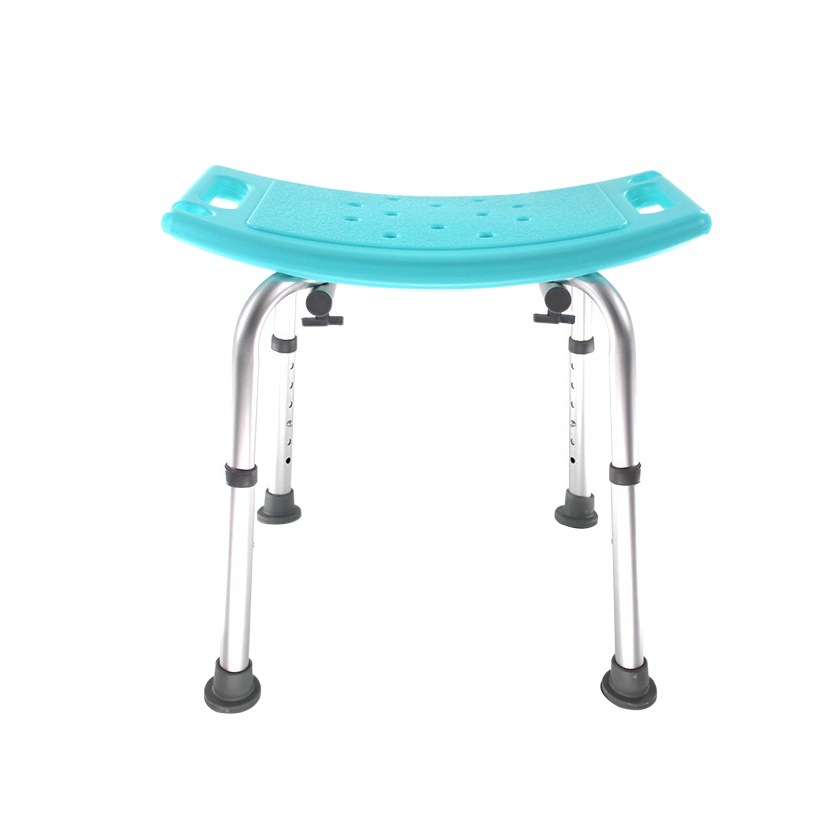 Silla de baño para ducha - Para ancianos y embarazadas, taburete ajustable de aleación de aluminio, antideslizante.