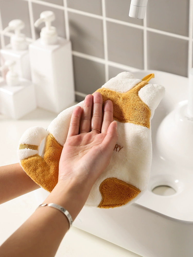 coral детский милый towel, носовой платок, увеличенная толщина, впитывающий воду