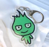Acrylic green keychain, pendant, accessory, Birthday gift, wholesale