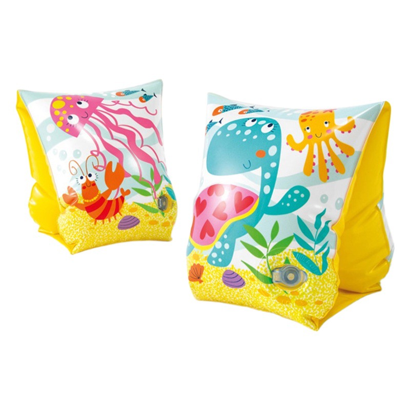 Productos originales genuinos INTEX de dibujos animados anillo de brazo para niños anillo flotante anillo de natación manga de agua manga de mano 56666