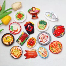 Большая распродажа! Новая китайская кухня, искусственная еда для горячего горшка, игрушка, магнит на холодильник из смолы, материалы для самостоятельного изготовления магнитов на холодильник.