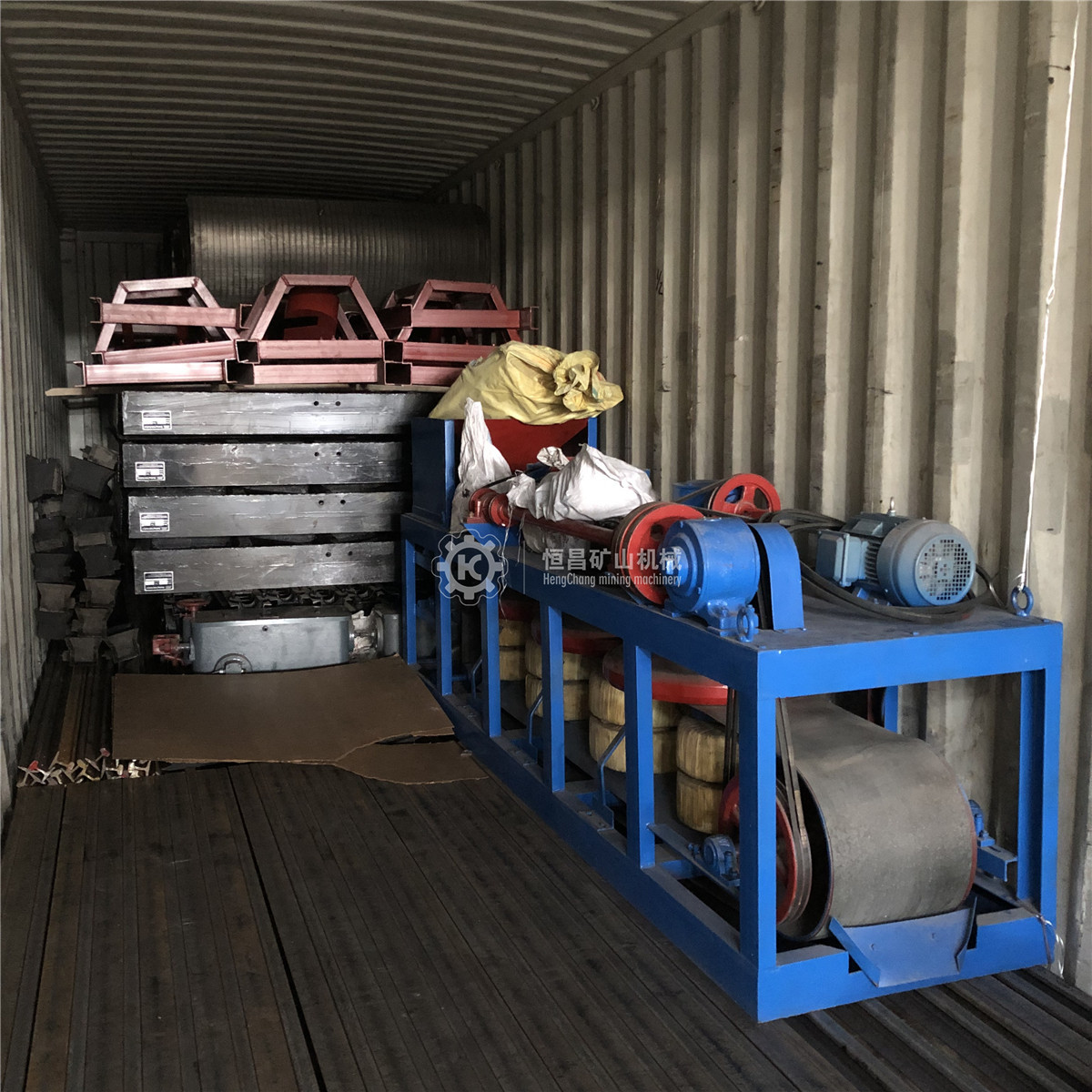 CP3-600三盘磁选机出口非洲 钽铌矿钛铁精选 可调磁性强度