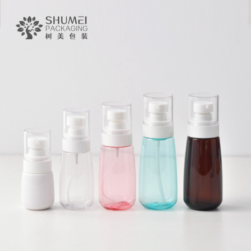 UPG 30ml 60ml 80 100 spray bottle PETG thick bottom portable travel lotion bottle