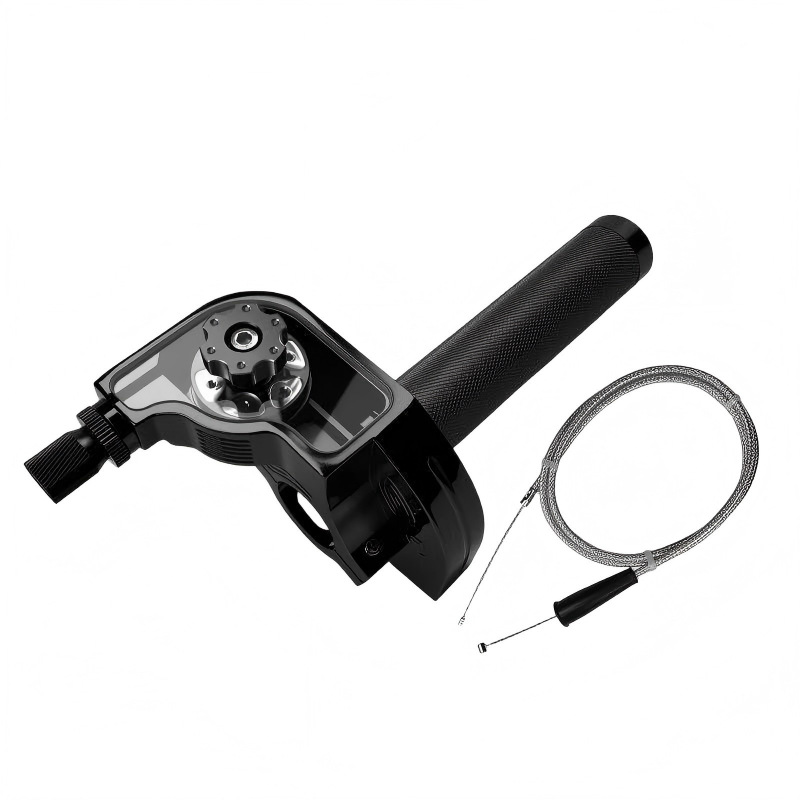 New off-road motorcycle throttle handle with visible throttle, CNC Gatling third-generation twist throttle, cross-border supply