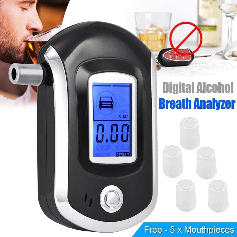 AT6000便携式吹气式酒精测试仪呼吸式酒精检测仪Alcohol Tester