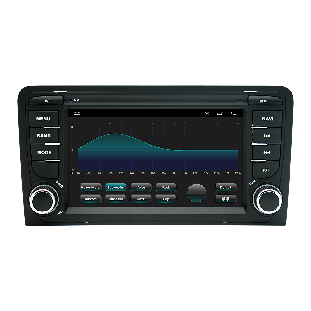 Adecuado para Audi A3 Android navegación en pantalla grande 7 pulgadas coche navegador GPS Bluetooth MP5 jugador integrado