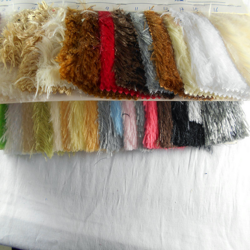 长毛绒麒麟绒 孔雀绒 PV绒 南韩绒布 人造毛毛绒玩具圣诞服装面料