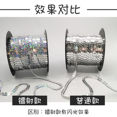 亮片花邊輔料珠片鐳射條花邊服裝裙擺邊帶輔料珠舞台演出光亮材料