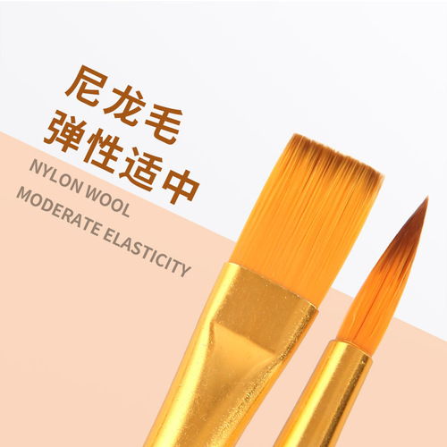 Cross-border acrylic brushes 3 watercolor acrylic oil brushes children's painting tool set art hook pen wholesale