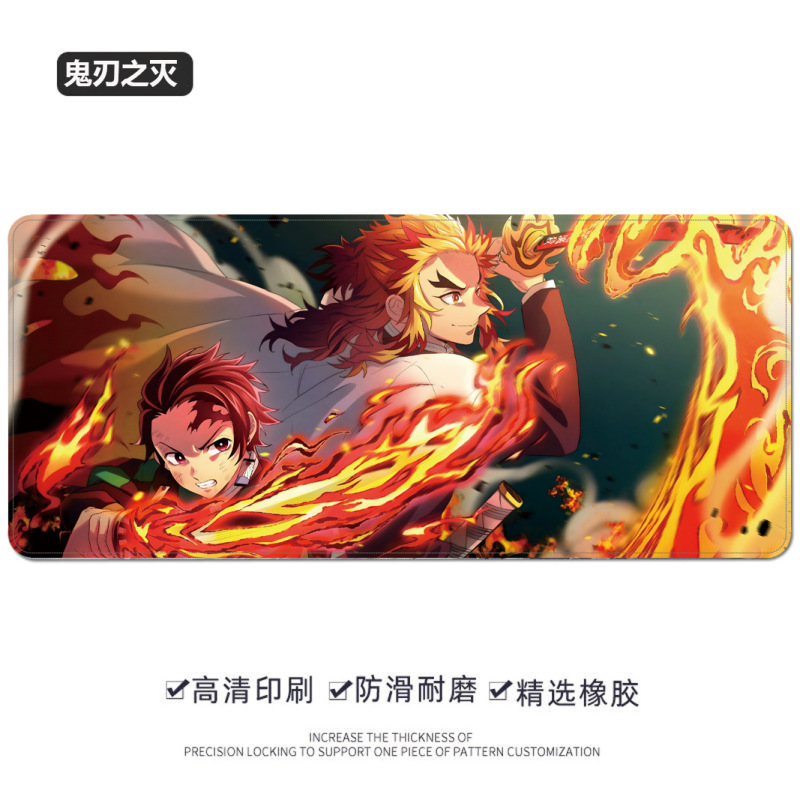 鬼滅の刃 マウスパッド カスタム 大型 IPコンピュータ オフィス ノートパソコン 滑り止め 漫画 アニメ ゲーム デスクパッド|undefined