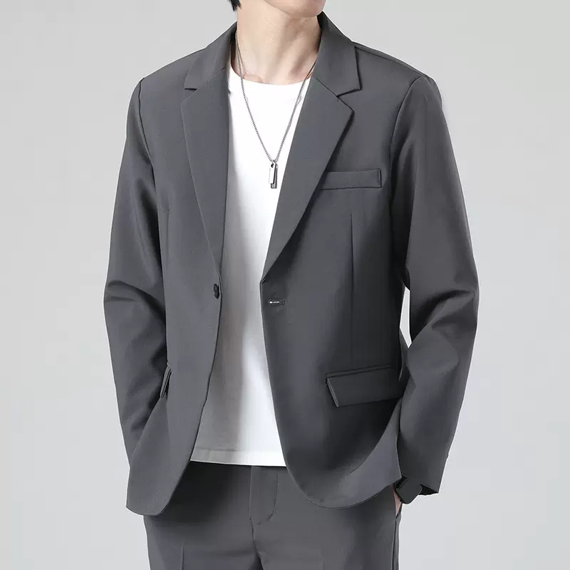 西服套装男士韩版修身外套新郎结婚礼服高级商务正装休闲小西装男