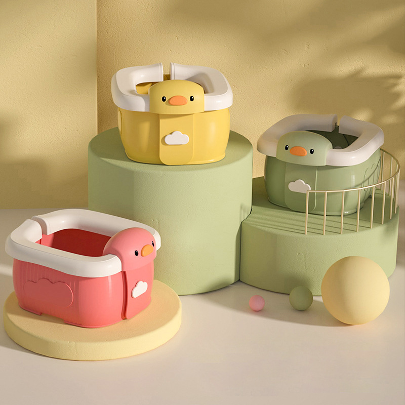 Children's Portable Folding Potty Travel Toilet for Boys and Girls, Portable Car-Mounted Small Toilet