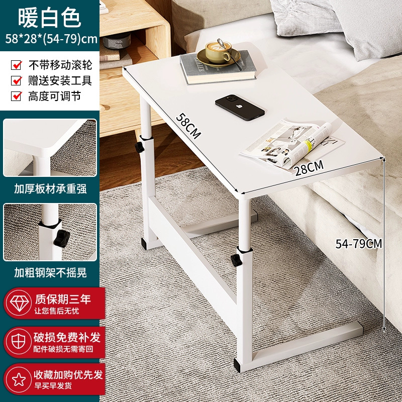 Mesa de cama elevadora móvil dormitorio de estudiantes mesa de estudio escritorio escritorio de escritorio escritorio de escritorio dormitorio escritorio de computadora pequeña mesa