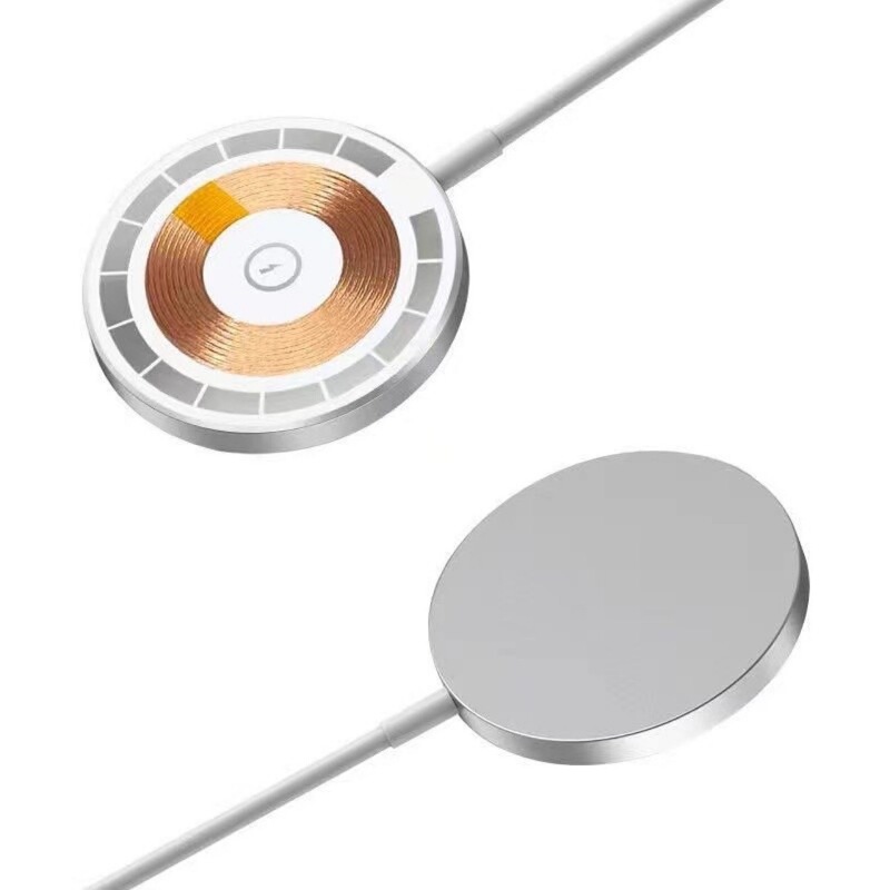 Apple 携帯電話 magsafe15W 高速充電磁気ワイヤレス充電器超薄型透明シェル磁気充電卸売に適しています|undefined