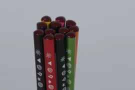 其他绘图文具;蜡笔;铅笔