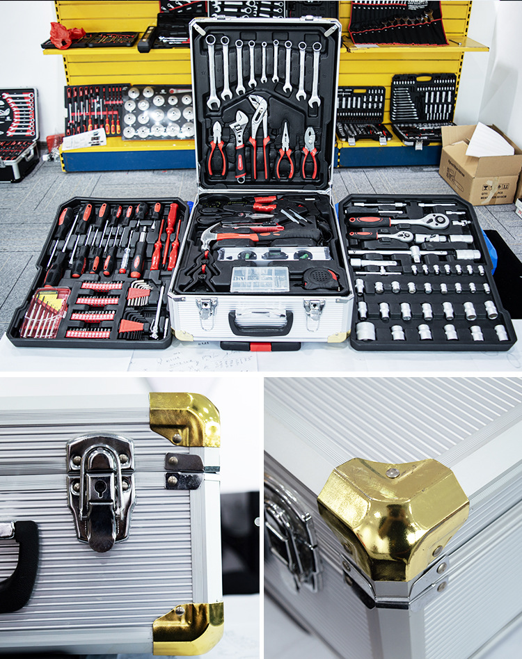 [Special Offer] 599 Comprehensive Tool Set for Auto Repair, Home Use, Mechanical Repair, Trolley Case, Full Set of Mobile Tool Cabinet Specialized Tools