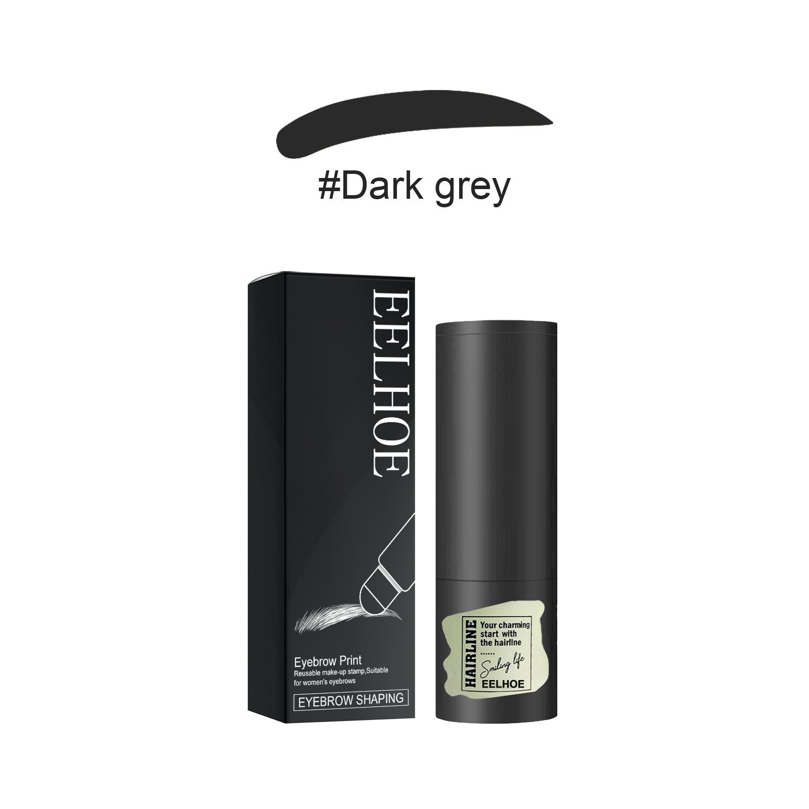 Set di stampe EELHOE Linea per capelli Rosa Lazy People Il trucco naturale non sviene velocemente Biglietto per sopracciglia_voghion.com