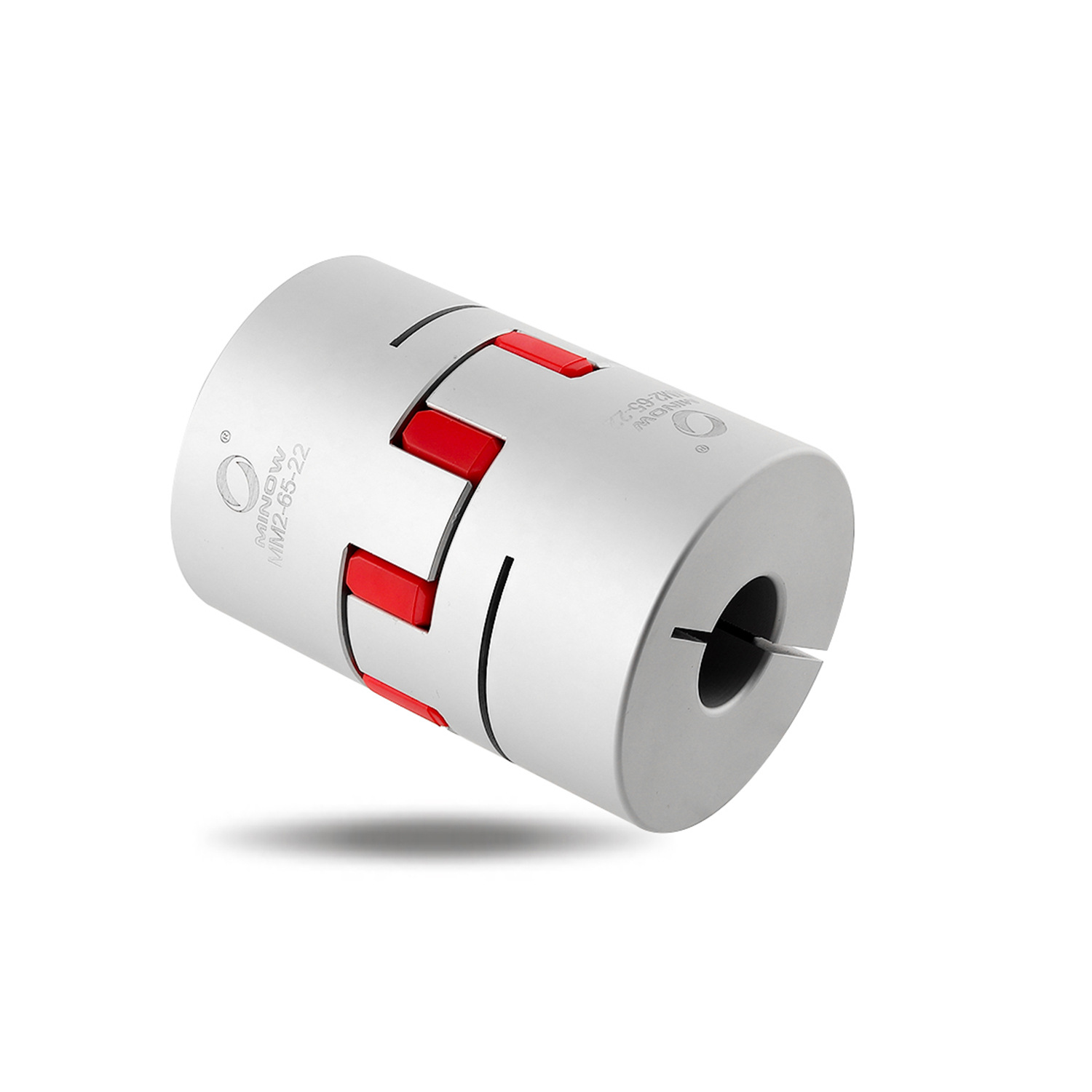 MINOW米诺厂家供应夹紧丝杆伺服电机联轴器梅花弹性高精度联轴节