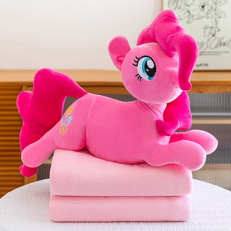 Manta de aire acondicionado de dibujos animados, almohada, edredón, almohada de siesta multifuncional dos en uno, venta directa de fábrica, comercio exterior al por mayor