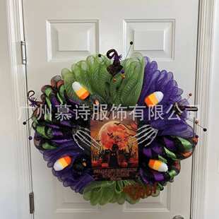 ���R�d��Ʒ�f�}�����h؈ľ�ƾW�Ʒ�����������BHalloween Wreath