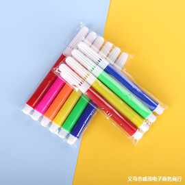 儿童涂鸦迷你水彩笔套装4色6色12色水彩笔DIY涂鸦玩具配件画笔