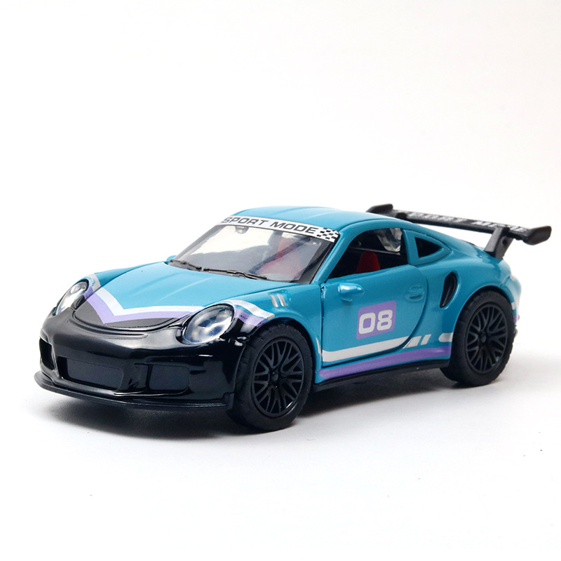 Return fuerza a granel aleación modelo de coche puerta abierta coche de juguete para niños niño decoración de pastel al por mayor