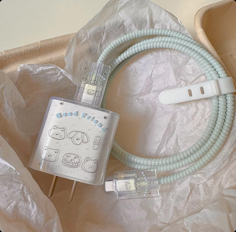 Aplicable para Apple 16pro cable de datos 15 protector de cargador iPhone 14 protector de cabeza de carga de teléfono móvil