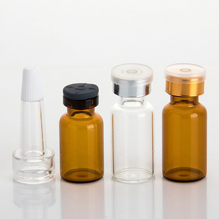 In-Stock 2ml Brown Vial Sample with Bayonet Cap Ampoule 3ml Transparent Freeze-Dried Powder Trial Pack Medical Beauty Bottle
