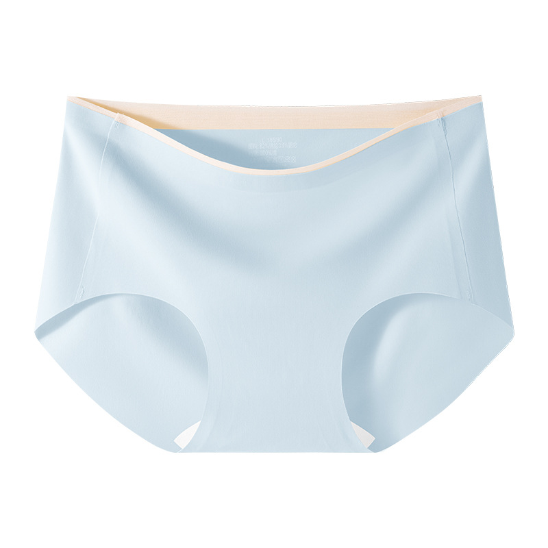 Yoga de seda de hielo sin costuras entrepierna alargada cadera de melocotón deportes entrepierna de algodón puro grado 10A entrepierna antibacteriana cadera anti-pellizco ropa interior de mujer